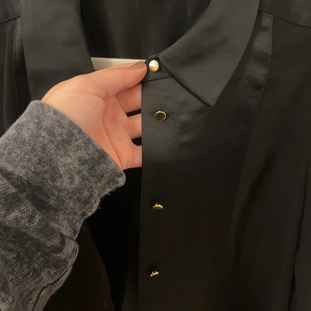 Calvin Klein Mesh Button Up - image 3